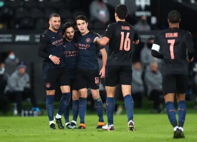 Manchester City celebrate