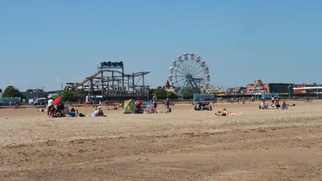 Skegness beach