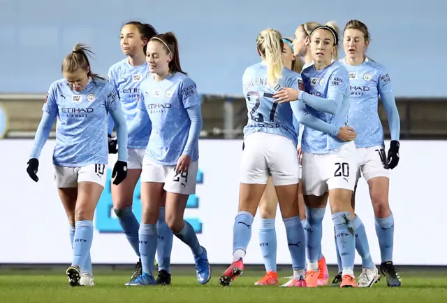 Man City celebrate