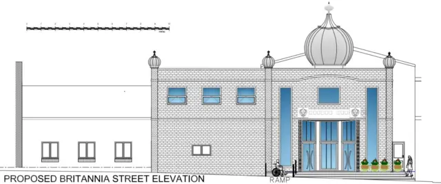 Sandwell temple plan