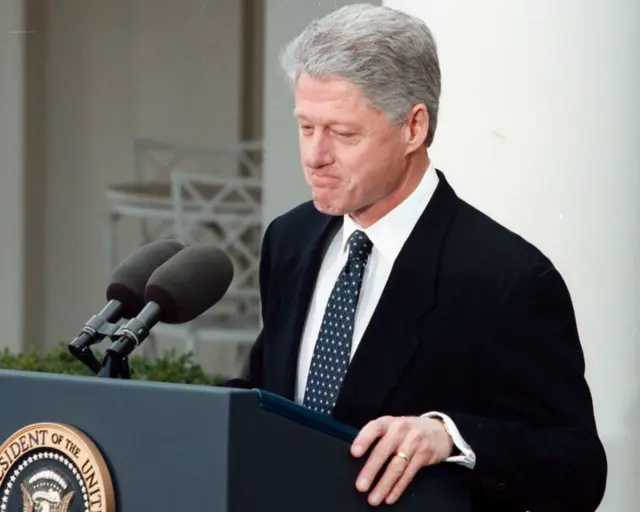 Clinton in 1999