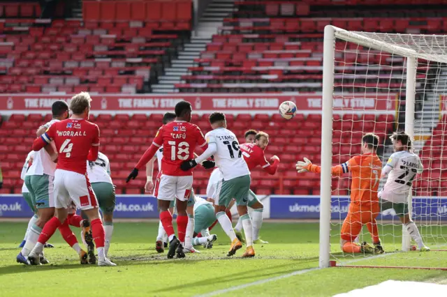 Glenn Murray goes close for Forest