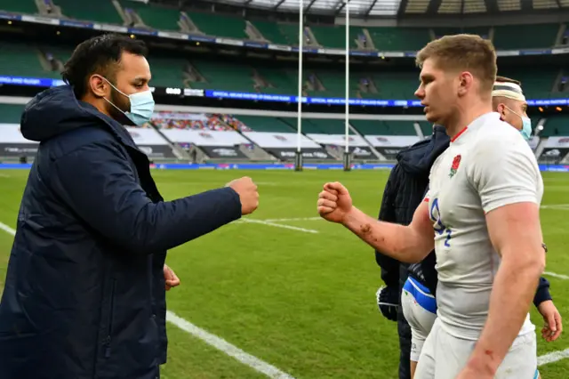 Owen Farrell and Billy Vunipola