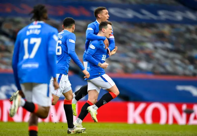 Rangers celebrate