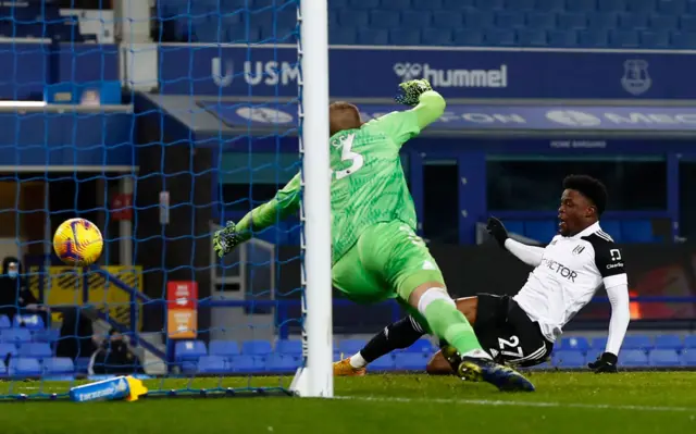 Josh Maja scores for Fulham