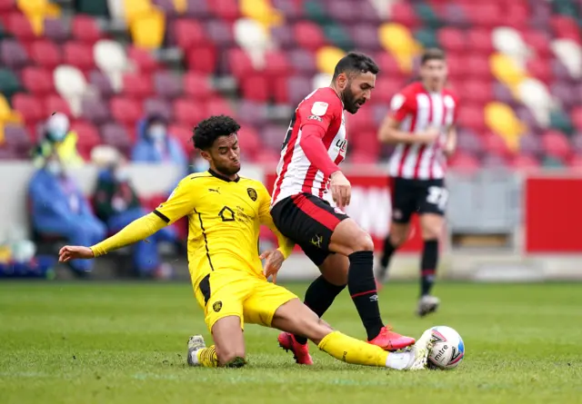 Saman Ghoddos in action