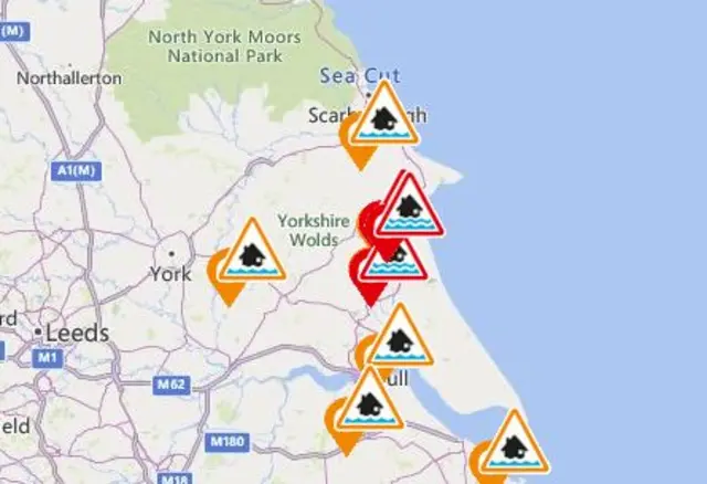 Flood warnings graphic