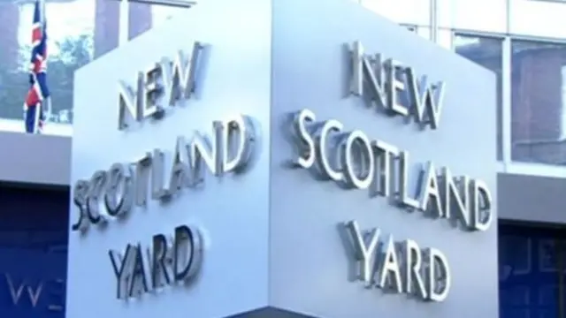 New Scotland Yard sign