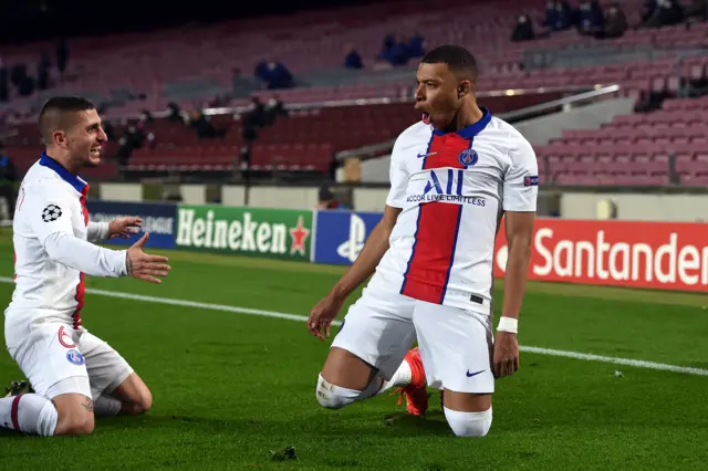 PSG celebrate