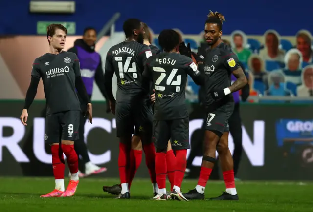 Brentford celebrate