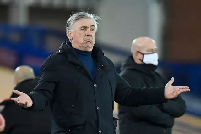 Everton boss Carlo Ancelotti