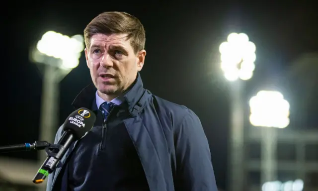 Rangers manager Steven Gerrard