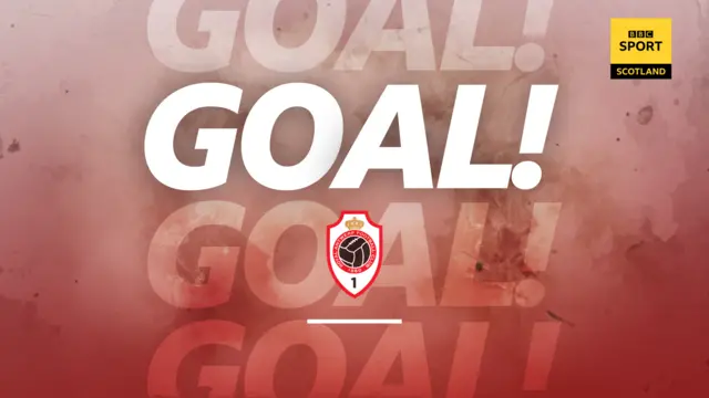 Royal Antwerp goal graphic