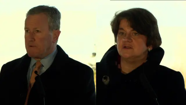 Conor Murphy and Arlene Foster