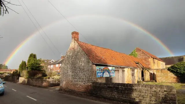 Rainbow in Linby