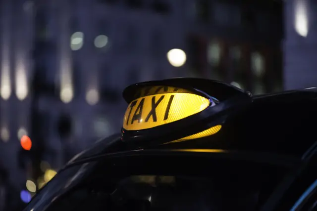 Stock taxi image