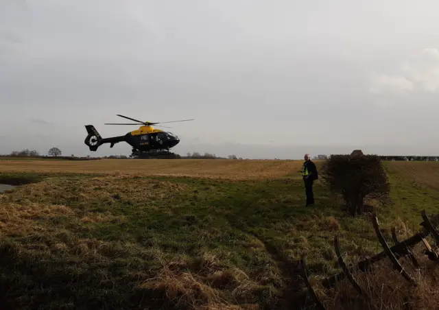 Police search for hare coursing suspects