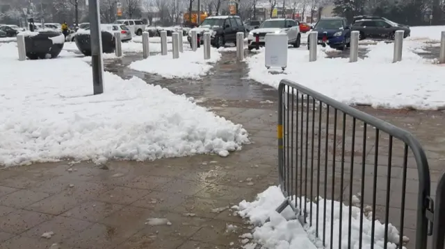 Cleared paths