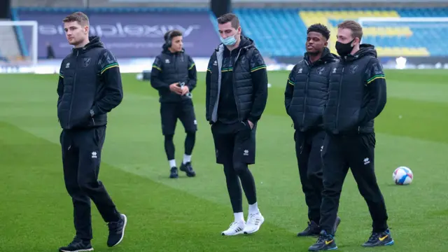Norwich players