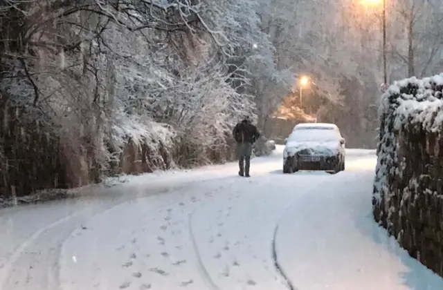 Snow in Horsforth