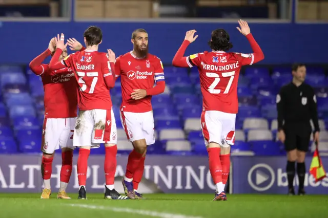 Nottingham Forest celebrate