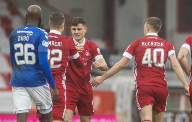 Callum Hendry's header proved decisive at Pittodrie