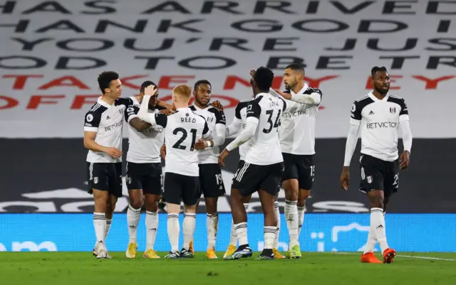 Fulham celebrate