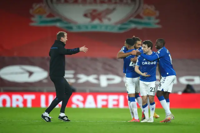 Everton celebrate