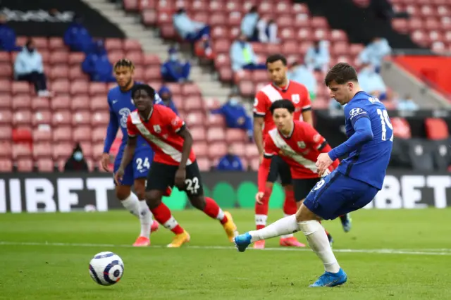 Mason Mount scores a penalty