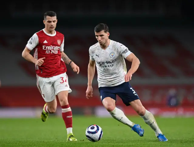 Ruben Dias and Granit Xhaka