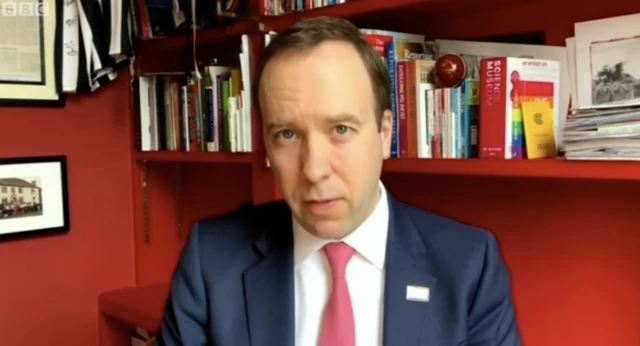 Matt Hancock on Andrew Marr