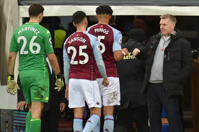 Dean Smith at full-time