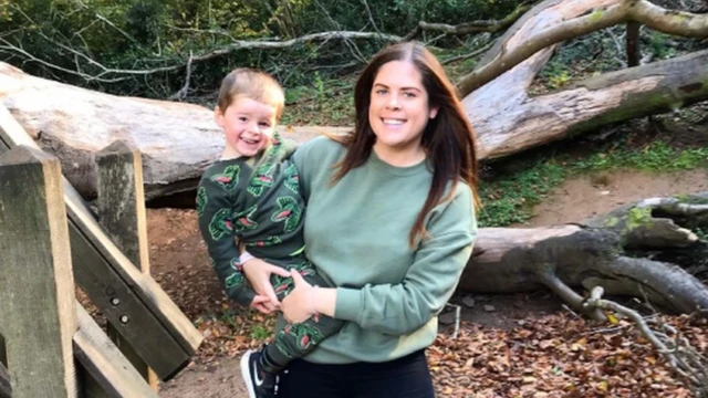 Lisa Freeman and her four-year-old son Ethan