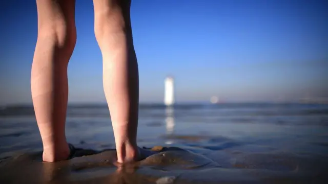 Child on beach