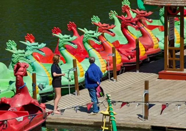 Boat hire, Peasholm Park, Scarborough