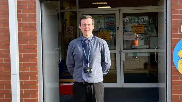 Head teacher Jonathan Cunningham