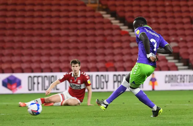 Famara Diedhiou scores