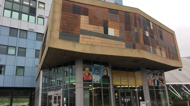 Mural at Bradford University