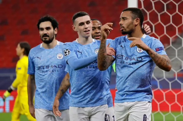 Man City celebrate