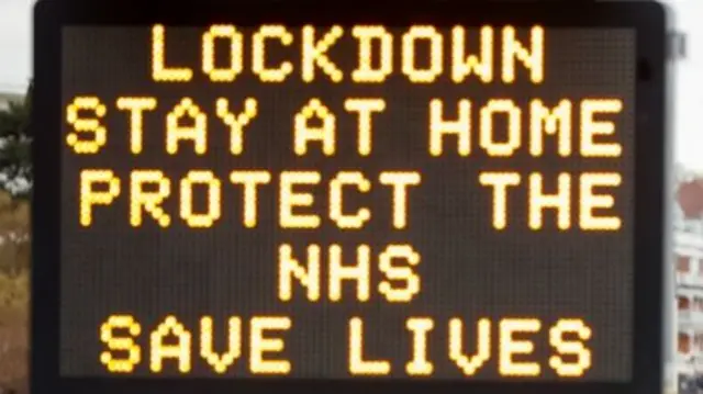 Lockdown sign