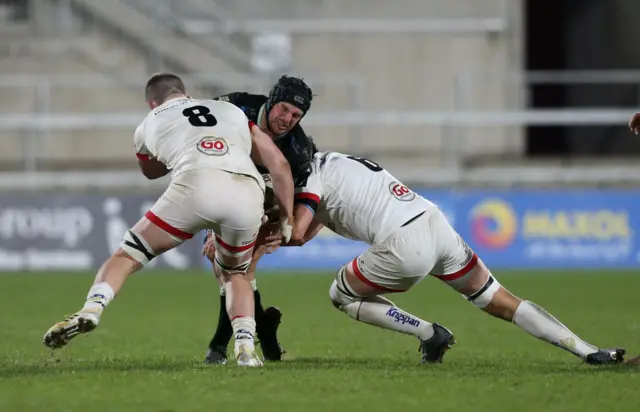 Action from Ulster against the Ospreys