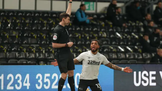 Colin Kazim-Richards protests