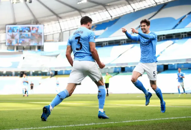 Man City celebrate