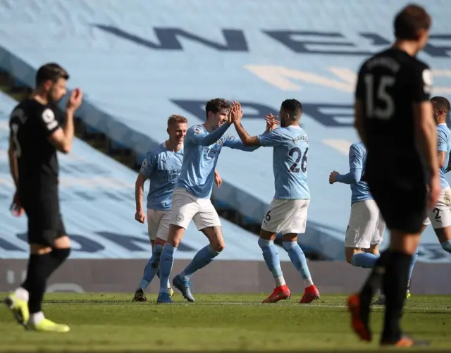 Man City celebrate