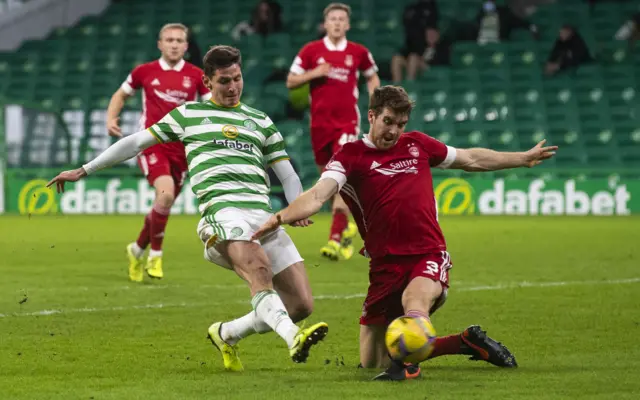 Patryk Klimala makes a rare Celtic start today