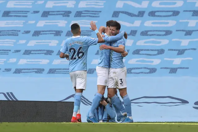 Man City celebrate