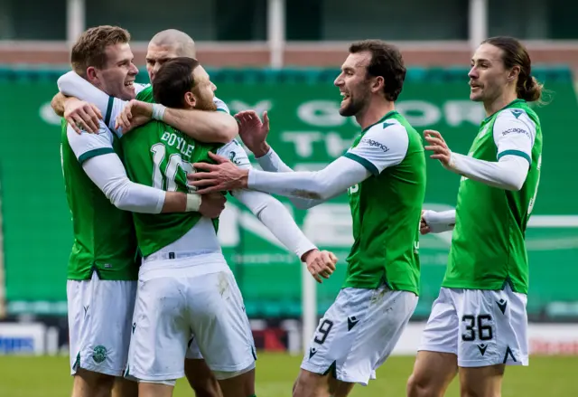 Martin Boyle celebrates