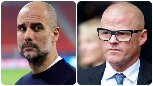 Perp Guardiola and Heston Blumenthal