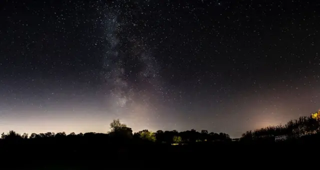 Milky Way taken from Helmsley Walled Garden