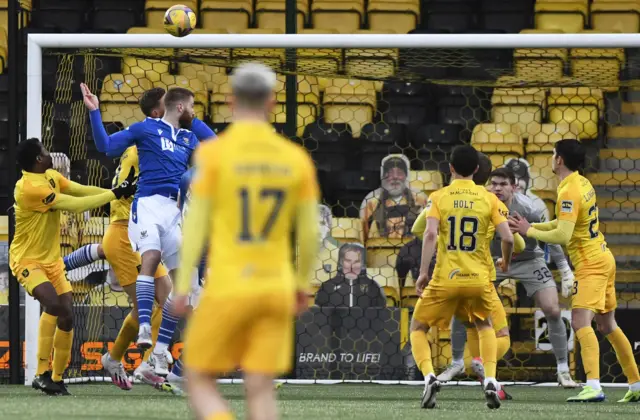 Shaun Rooney scores for St Johnstone against Livingston